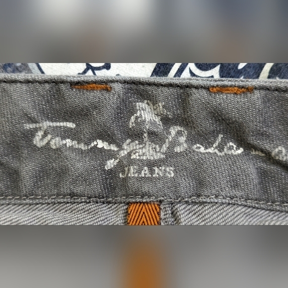 Tommy Bahama Gray 100% Cotton Jeans 36 X 29.5 Gorpcore - Picture 4 of 9